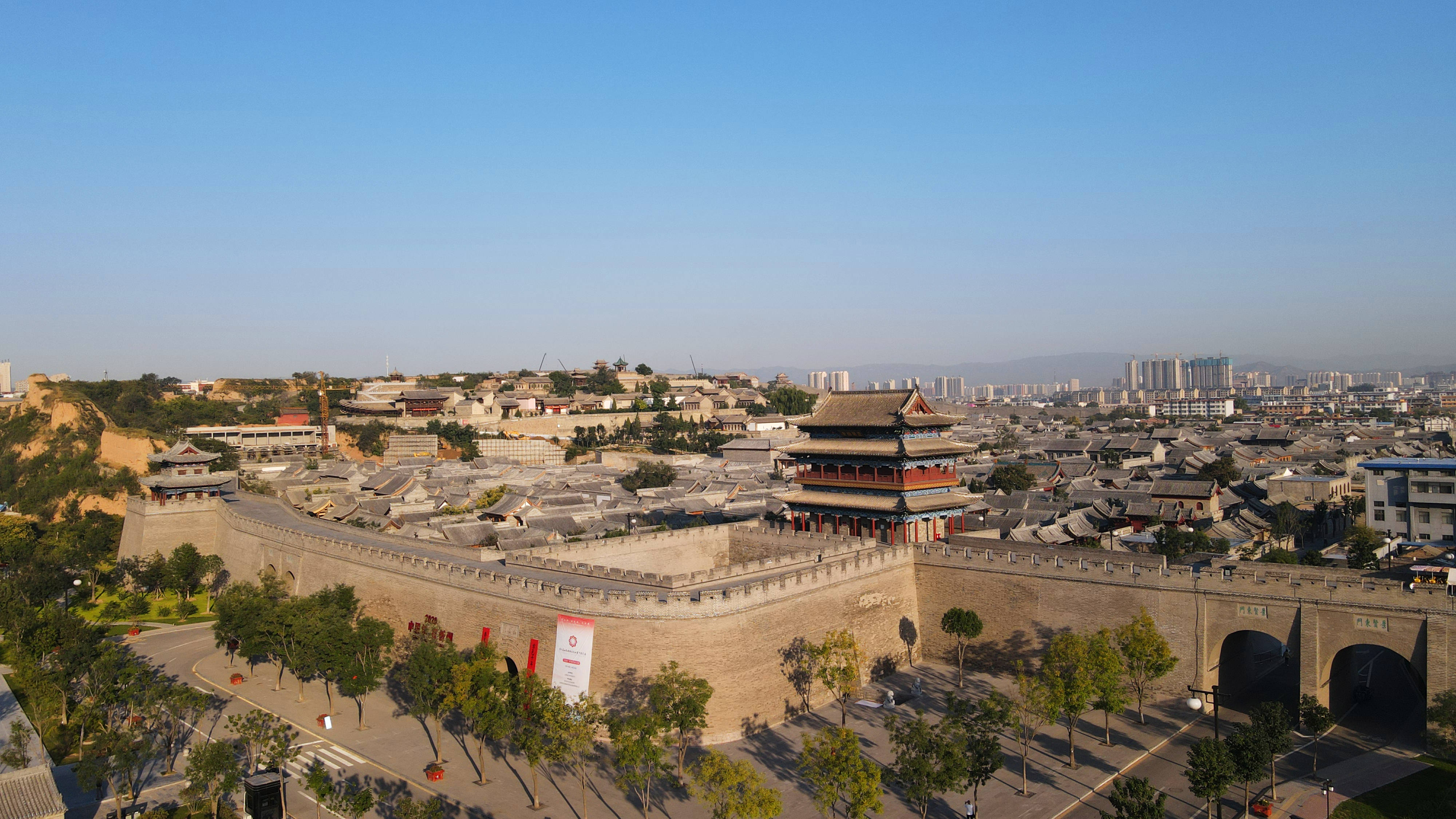 月光古城,忻州夜色